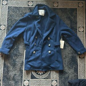 NWT navy peacoat by Ci Sono // Size 1X